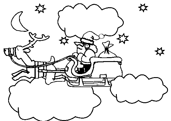 Święty Mikołaj kolorowanki